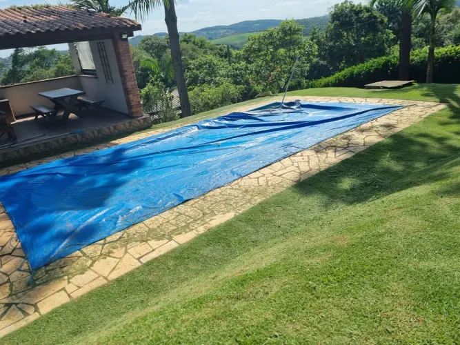 Lona capa para piscina