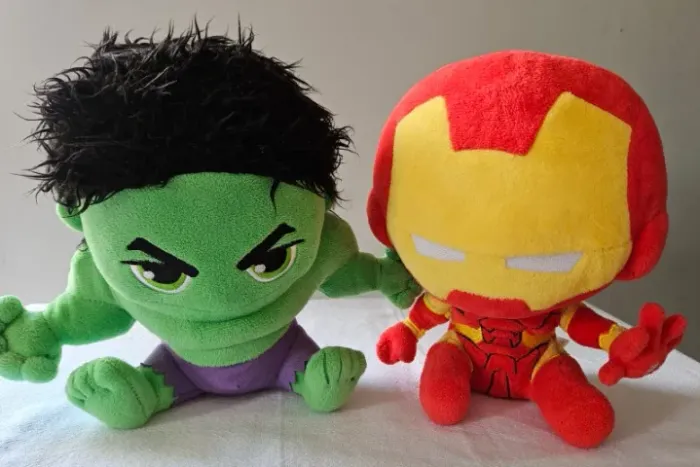 Ursos de pelúcia originais (Personagens da Marvel e Disney) - Venda conjunta ou individual