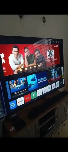 Tv LG 75 polegadas display quebrado