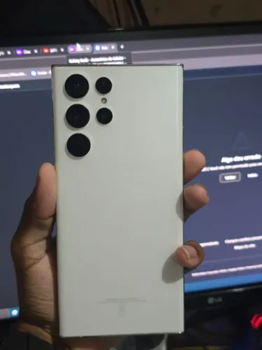 Galaxy S22 Ultra White (Branco) - Pego seu aparelho na troca