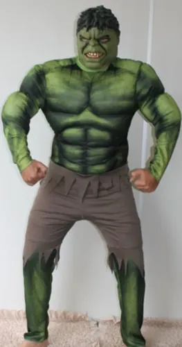 Fantasia do hulk adulto
