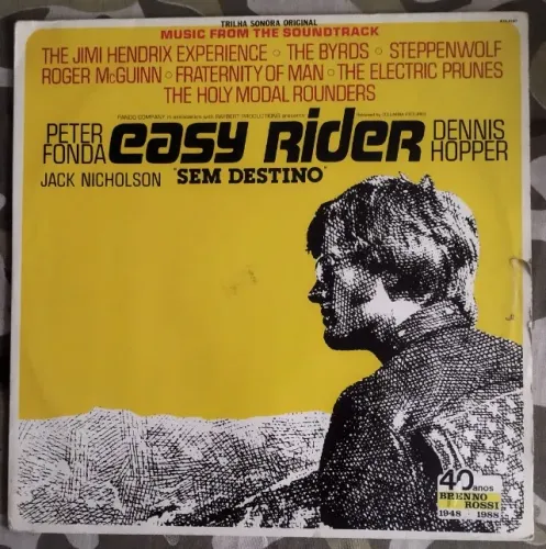 Vinil LP Easy Rider - Sem Destino (Trilha Sonora Original) 1988 Rock