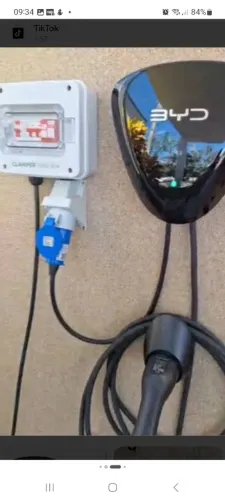 Eletricista wallbox byd