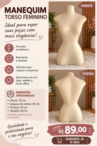 Manequim feminino