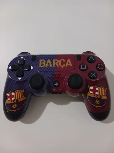 Controle PS4 Joystick sem fio Playstation Dualshock do Barcelona (SOMENTE VENDA)