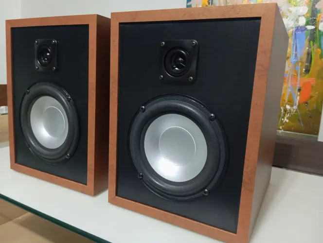Par caixas de som MDF 100w rms