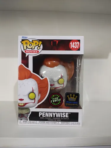 Funko Pop! Movies It A Coisa Pennywise #1437 Chase Glow Exclusivo - #1437