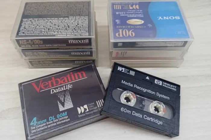 Lote 7 Fita DAT DDS Retro PC Pentium 486 386 286 PCXT etc (usadas)