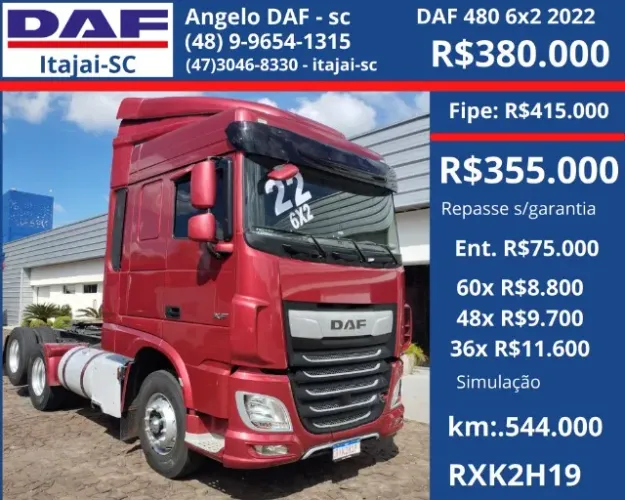DAF 480 6x2 2022