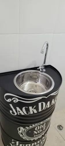 Pia lavatório de Tambor personalizado