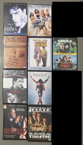 Lote 10 DVDs Originais - Tom Cruise, Al Pacino, Traffic +
