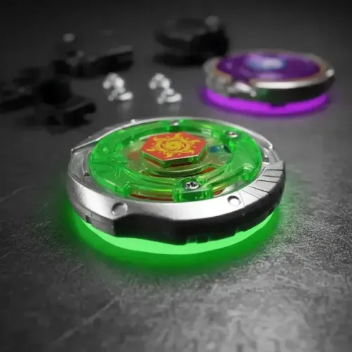 BeyBlayde com Lançador e Iluminação LED