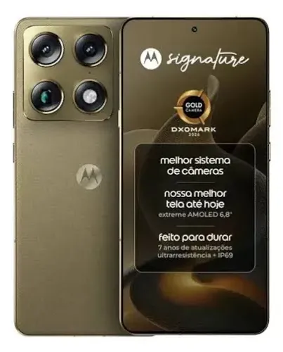 Motorola Signature 512gb verde Novo