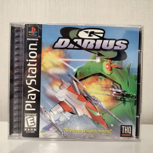 Jogo G Darius PS1 Original Americano Black Label Completo CIB Raro Playstation 1 Impecável
