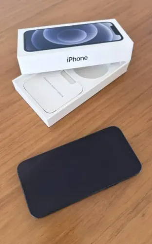 Iphone 12 128gb Preto - tudo de origem, nunca reparado Bateria 84%