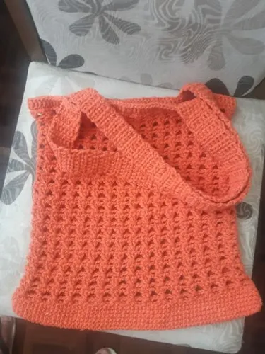 Bolsa em crochê 