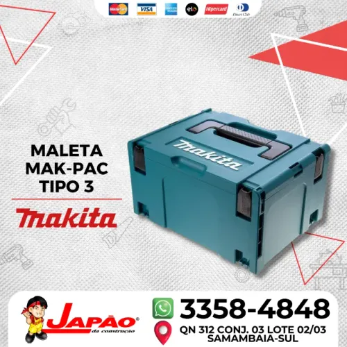 Maleta Para Ferramentas Mak-Pac Tipo 3 Makita