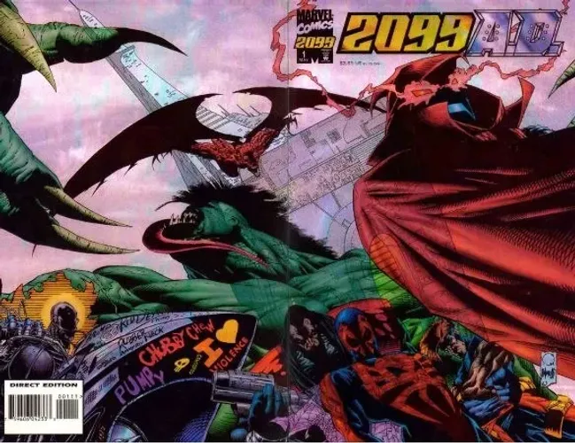 HQ Marvel 2099AD #1 americana (1995) Raridade para Colecionadores!
