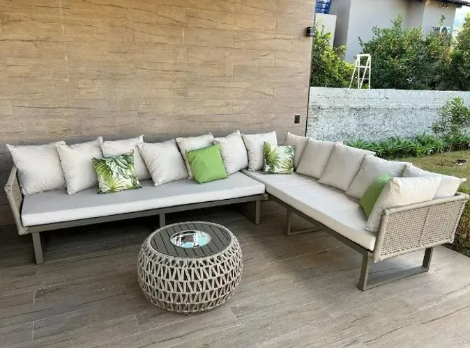 Conjunto em L de luxo