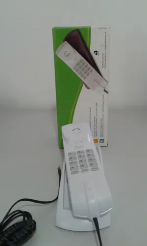 Telefone Fixo com Fio, de Parede Tipo Gôndola, Modelo TC20 da Intelbrás Novo