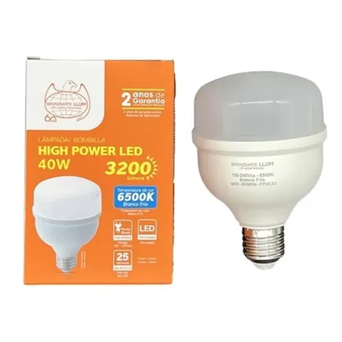 Lâmpada Bronzeart 50w branco frio (honestidade e qualidade JK eletrônicos)