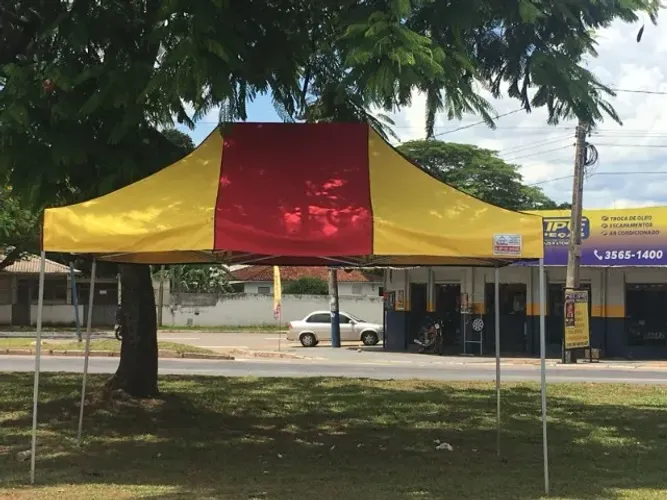 Tenda sanfonada 4,5x3 Nylon