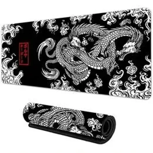 Mouse Pad Gamer Dragão Chinês Anime Extra Grande 900mmx400mm ou 12x 9,41