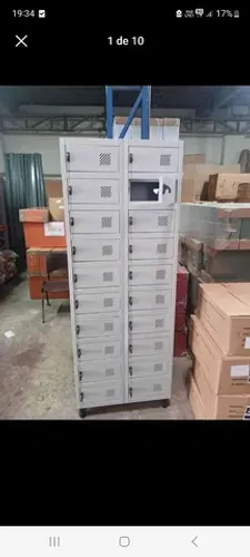 Armário de aço guarda celulares com 20 portinhas.( só novos  )