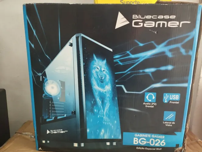 Gabinete Gamer Bluecase BG-026 Edição Especial Wolf