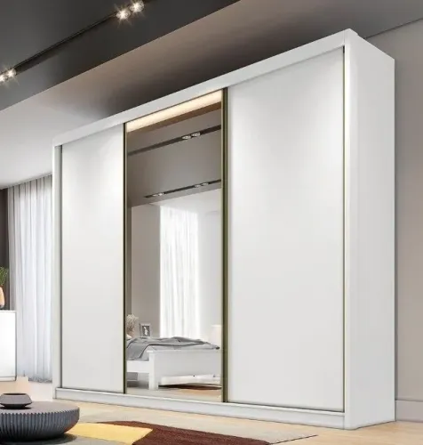 Maravilhoso guarda roupa 100% MDF / disponível em estoque