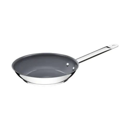 Frigideira rasa professional aço inox fundo triplo cerâmica grafite 20 cm 1,3 l Tramontina