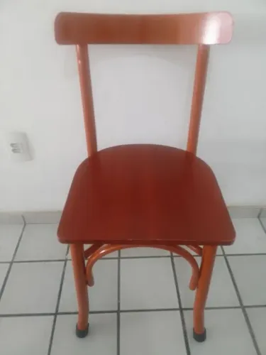 Cadeira Designer Antiga Guerdau Assento Madeira
