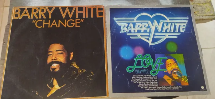 Discos de vinil Barry white