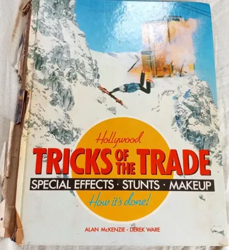 livro efeitos especiais do cinema de hollyhood acrobacias, maquiagem