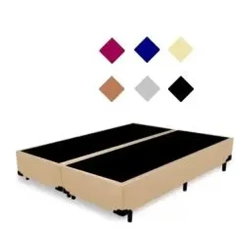 Base Box Casal Bi-Partido - Praticidade e Estilo para o Seu Quarto!