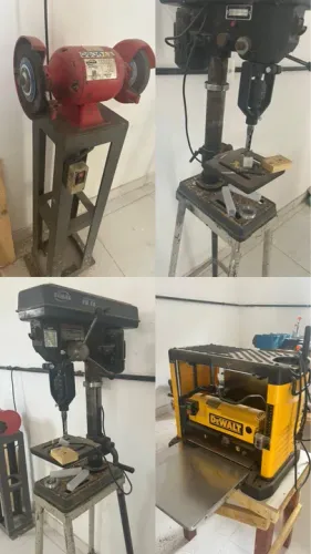 Máquinas de trabalho completas para marcenaria!!