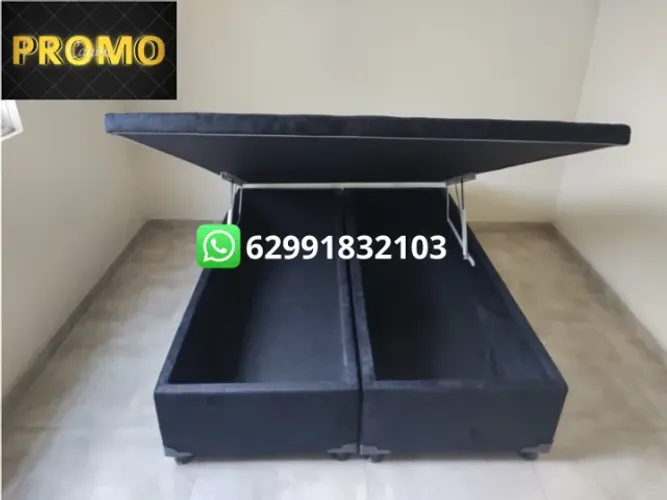 Cama Box Baú Casal bi partido /pague somente na entrega