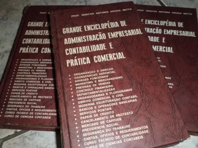 Grande Enciclopédia de Administração Empresarial Contabilidade Vols. 1, 2 e 3