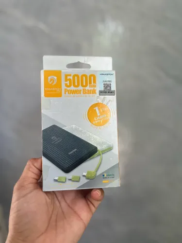 Carregador portátil 5.000 mAh - ENTREGA A DOMICÍLIO