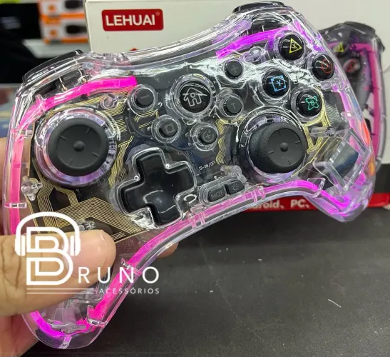 Controle de Videogame Transparente para Android, PC e PS3