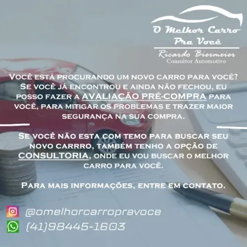 Avaliação Pré compra e Car Hunter - consultoria automotiva
