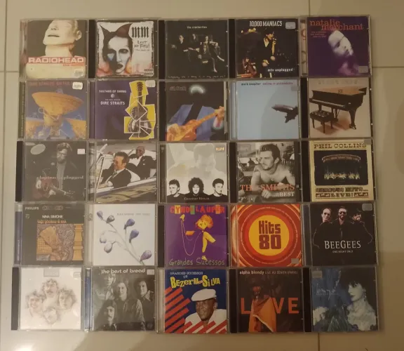 Lote de Cds de rock