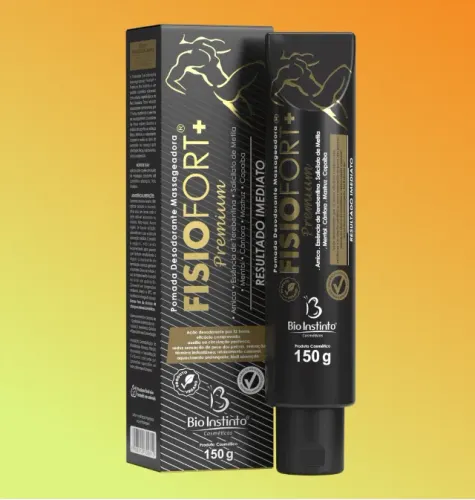 Pomada Desodorante Massageadora Fisiofort Premium 150g