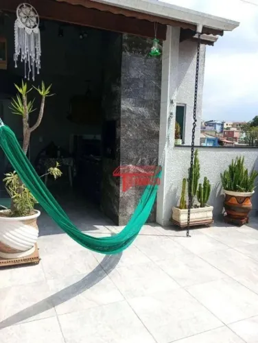 Cobertura com 1 dormitório à venda, 76 m² - Vila Helena - Santo André/SP