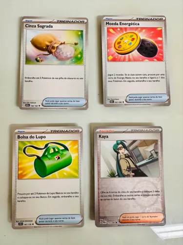 Pokémon 4 cartas Treinador