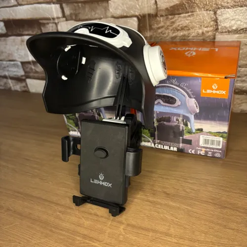 SUPORTE DE CELULAR COM CAPACETE