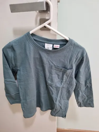 Camiseta Manga Longa Zara Infantil (3-4 anos)