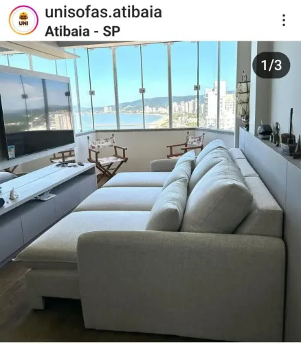 Sofá de Retrátil moderno e confortável 280mt 