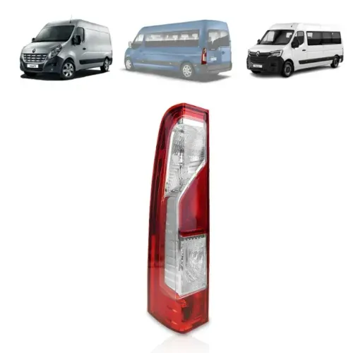 LANTERNA TRASEIRA RENAULT MASTER 2014 A 2025 LADO ESQUERDO
