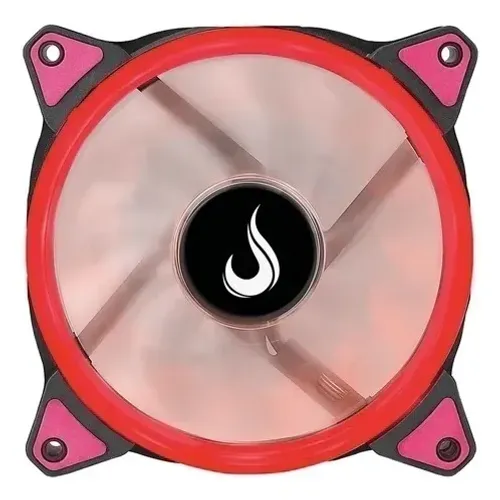 Cooler Fan 120mm Rise Mode Galaxy Led Red *Molex - WZetta